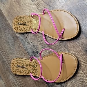 Pink Skinny Sandals
